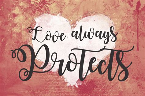 What saint protects love?